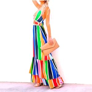 Colors maxi dress